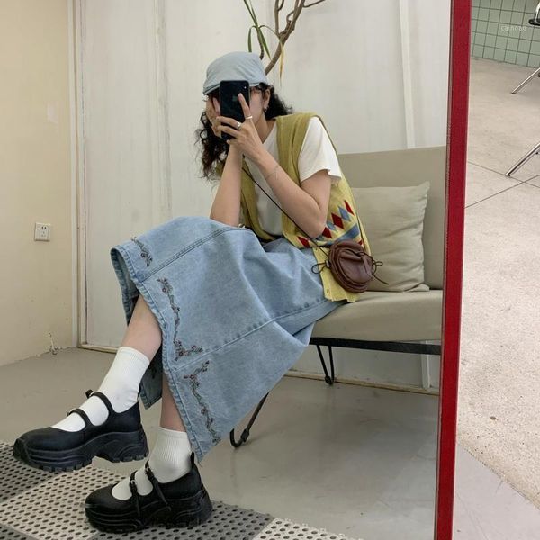 skirts high waist plus size womens korean casual vintage harajuku skirt blue school denim aesthetic saias by50bsq, Black
skirts high waist plus size womens korean casual vintage harajuku skirt blue school denim aesthetic saias by50bsq, Black