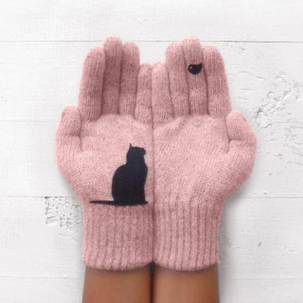 cycling gloves cat for women woolen autumn winter outdoor warm cold protection padded printed do2, Black
cycling gloves cat for women woolen autumn winter outdoor warm cold protection padded printed do2, Black