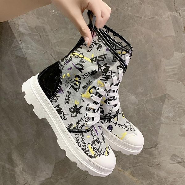 boots women's high-fashion vulcanize shoes female 2021 summer thick-soled platform breathable mesh women ankle, Black
boots women's high-fashion vulcanize shoes female 2021 summer thick-soled platform breathable mesh women ankle, Black