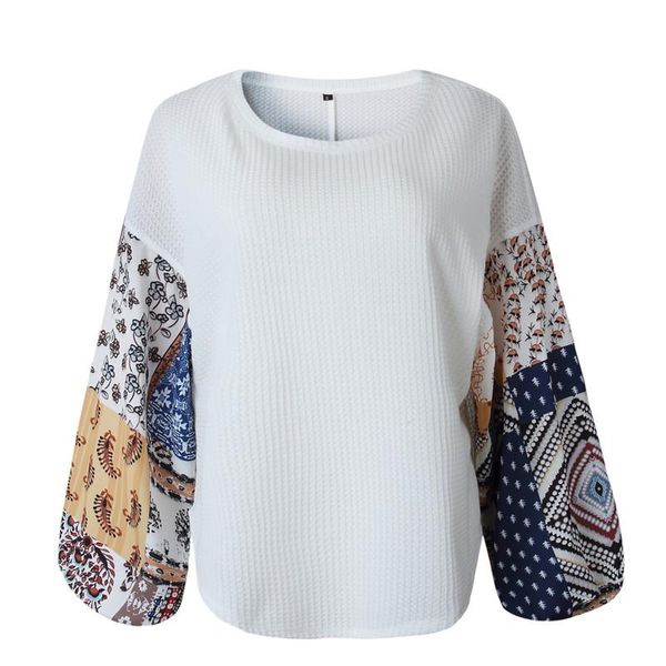 women's sweaters women pullovers autumn knitted sweater 2021 boho printed long bell sleeve o-neck loose jumper female streetwear roupas, White;black
women's sweaters women pullovers autumn knitted sweater 2021 boho printed long bell sleeve o-neck loose jumper female streetwear roupas, White;black