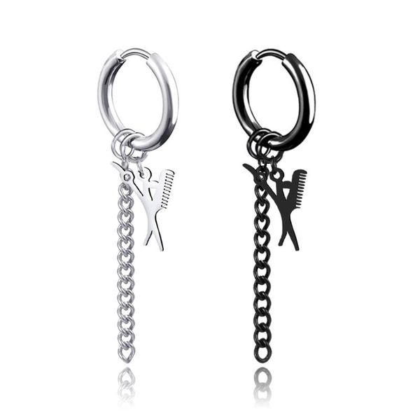 dangle & chandelier 1 pair 2pc titanium steel tassel scissors barber drop earrings for men women rock jewelry with or without ear hol, Silver
dangle & chandelier 1 pair 2pc titanium steel tassel scissors barber drop earrings for men women rock jewelry with or without ear hol, Silver