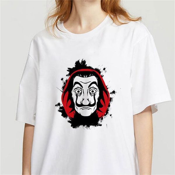 and women harajuku bella men ciao print female house of paper funny fashion aesthetic, White;black
and women harajuku bella men ciao print female house of paper funny fashion aesthetic, White;black