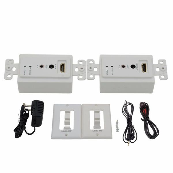audio cables & connectors 1080p 50m wall plate extender converter splitter 3d single cat5e/6 cable rj45 with bi-directional ir
audio cables & connectors 1080p 50m wall plate extender converter splitter 3d single cat5e/6 cable rj45 with bi-directional ir