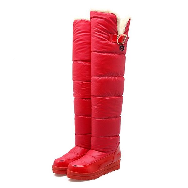 boots winter snow women over the knee long tube ladies slip on warm cotton flat platform shoes big size 34-43, Black
boots winter snow women over the knee long tube ladies slip on warm cotton flat platform shoes big size 34-43, Black