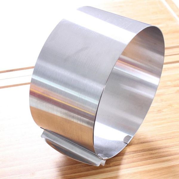 baking & pastry tools adjustable 6-12 inch stainless steel mousse layered cake mold silver ring round about 8.5cm/3.3inch
baking & pastry tools adjustable 6-12 inch stainless steel mousse layered cake mold silver ring round about 8.5cm/3.3inch