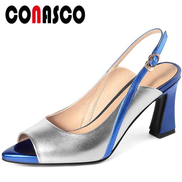 fashion elegant concise women sandals summer 2021 peep toe genuine leather pumps high heels wedding party shoes woman, Black
fashion elegant concise women sandals summer 2021 peep toe genuine leather pumps high heels wedding party shoes woman, Black