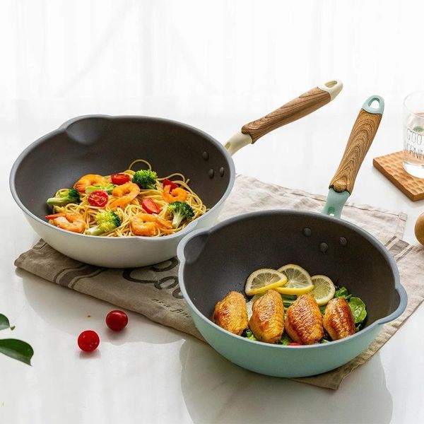 pans 24-28 cm stone wok non-stick frying pan household cooking flat-bottomed steak induction cooker gas stove general
pans 24-28 cm stone wok non-stick frying pan household cooking flat-bottomed steak induction cooker gas stove general