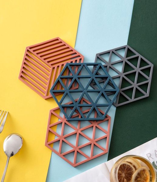 mats & pads nordic silicone tableware insulation mat hexagon table anti-slip tea anti scalding bowl pad placemat kitchen tools
mats & pads nordic silicone tableware insulation mat hexagon table anti-slip tea anti scalding bowl pad placemat kitchen tools