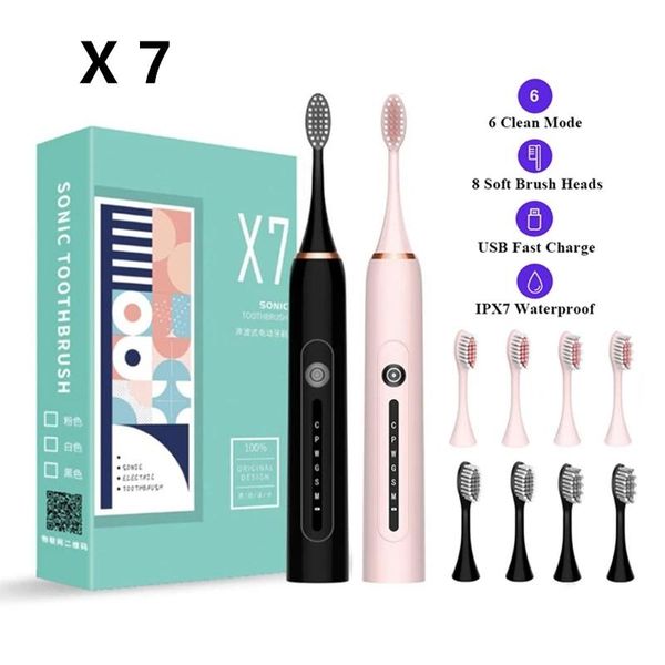 smart electric toothbrush sonic tooth brush ultrasonic automatic usb fast recharge ipx7 waterproof for gift x-7
smart electric toothbrush sonic tooth brush ultrasonic automatic usb fast recharge ipx7 waterproof for gift x-7
