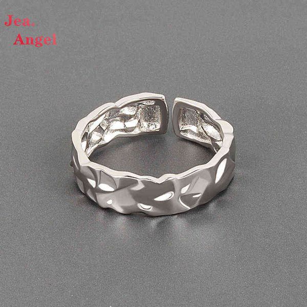 jea.angel 925 silver irregular concave-convex surface tin foil paper texture pattern ring jewelry accessories gift for women men g1125, Slivery;golden
jea.angel 925 silver irregular concave-convex surface tin foil paper texture pattern ring jewelry accessories gift for women men g1125, Slivery;golden