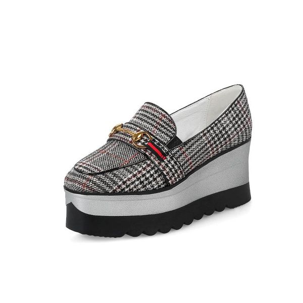 dress shoes age season grid thick bottom square head high with waterproof platform wedge 33-42 british wind 18329, Black
dress shoes age season grid thick bottom square head high with waterproof platform wedge 33-42 british wind 18329, Black