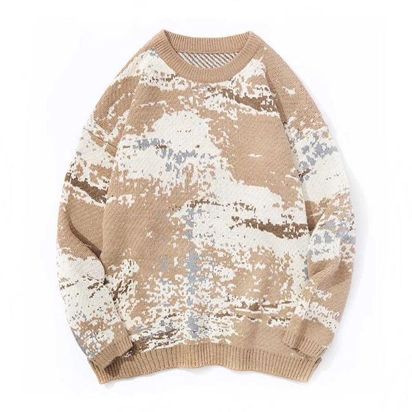 men's sweaters oversize sweater men casual pullovers knitted plus size streetwear hiphip retro camouflage korean style clothing, White;black
men's sweaters oversize sweater men casual pullovers knitted plus size streetwear hiphip retro camouflage korean style clothing, White;black