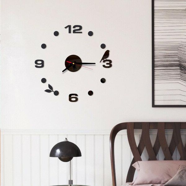 wall clocks modern diy large clock 3d bird shape mirror surface sticker home office room decor
wall clocks modern diy large clock 3d bird shape mirror surface sticker home office room decor