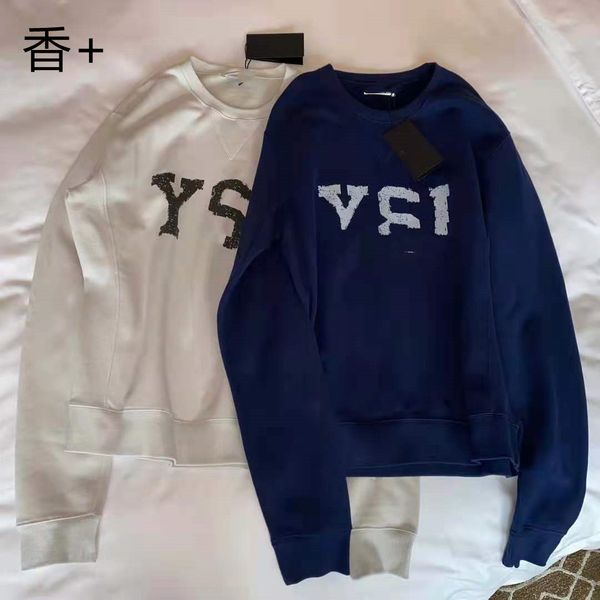 men's and women's 2021 autumn winter new fragrance printed letters large leisure loose round neck pullover, Black
men's and women's 2021 autumn winter new fragrance printed letters large leisure loose round neck pullover, Black