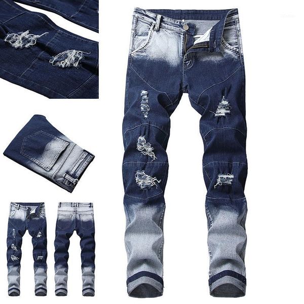 men's jeans hole ripped denim 2021 fashion hip-hop patch retro knee motorcycle loose slim fit, Blue
men's jeans hole ripped denim 2021 fashion hip-hop patch retro knee motorcycle loose slim fit, Blue