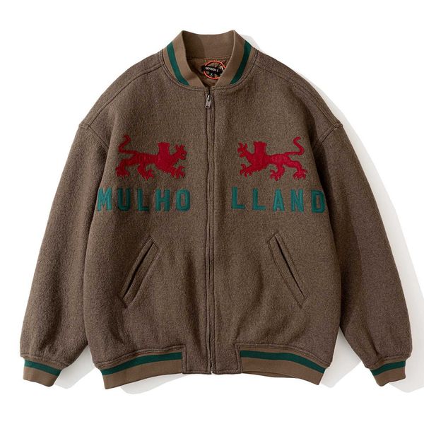 correct version of high street trend coconut heavy industry leopard embroidered wool tweed cotton jacket for men and women, Black;brown
correct version of high street trend coconut heavy industry leopard embroidered wool tweed cotton jacket for men and women, Black;brown