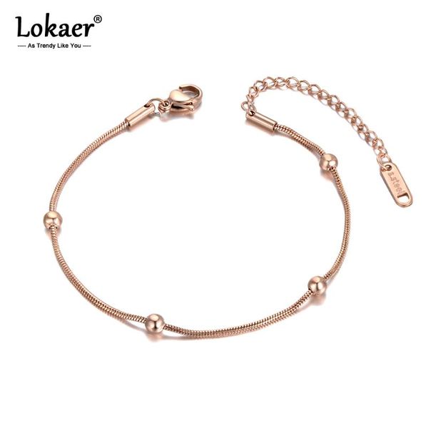 link, chain lokaer bohemia style titanium stainless steel beads charm bracelets for women girls trendy rose gold beach jewelry b19103, Black
link, chain lokaer bohemia style titanium stainless steel beads charm bracelets for women girls trendy rose gold beach jewelry b19103, Black