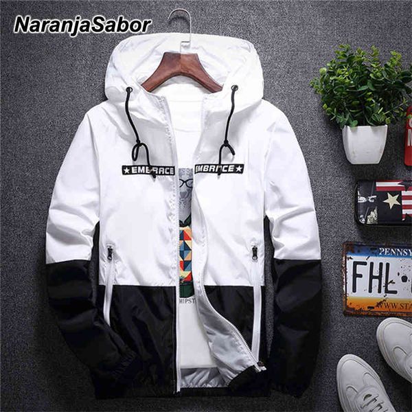 naranjasabor 2020 new colorful spring autumn et men's patchwork hood coat slim fit brand clothing s~4xl n568, Black
naranjasabor 2020 new colorful spring autumn et men's patchwork hood coat slim fit brand clothing s~4xl n568, Black