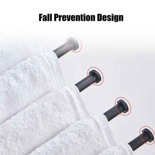 bathroom storage & organization 2/3/4/5 black stainless steel punch towel bar rotating rack kitchen wall-mounted polished holder
bathroom storage & organization 2/3/4/5 black stainless steel punch towel bar rotating rack kitchen wall-mounted polished holder