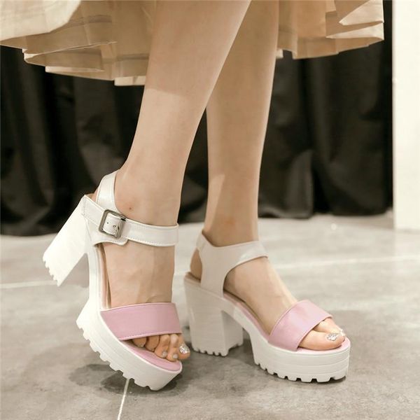 square chunky block high heels sandals women vintage platform ankle strap punk dress office female shoes 2021, Black
square chunky block high heels sandals women vintage platform ankle strap punk dress office female shoes 2021, Black