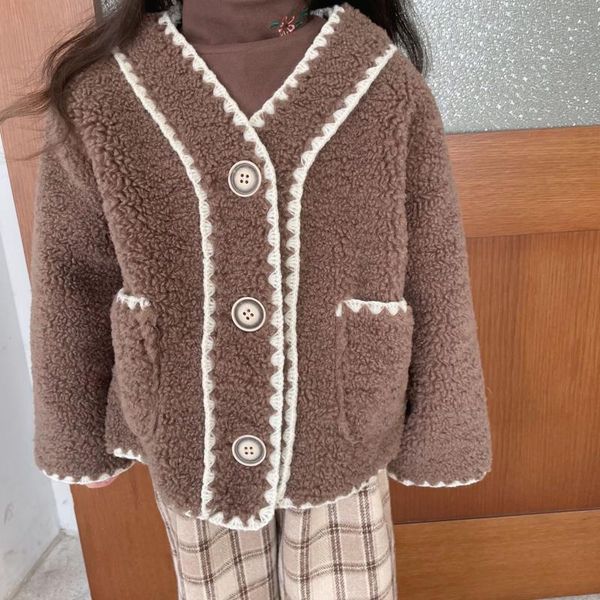 jackets wlg girls winter clothes kids beige brown velvet thick coats baby girl warm outerwear for 2-7 years, Blue;gray
jackets wlg girls winter clothes kids beige brown velvet thick coats baby girl warm outerwear for 2-7 years, Blue;gray