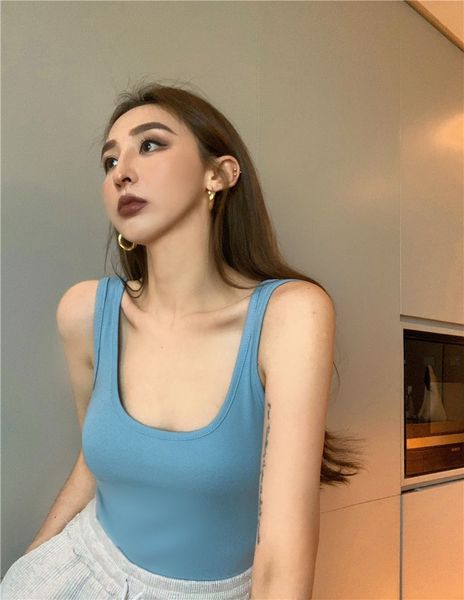 summer casual women's sports running vest base tank jogging solid tight 6 colors 210514, White
summer casual women's sports running vest base tank jogging solid tight 6 colors 210514, White