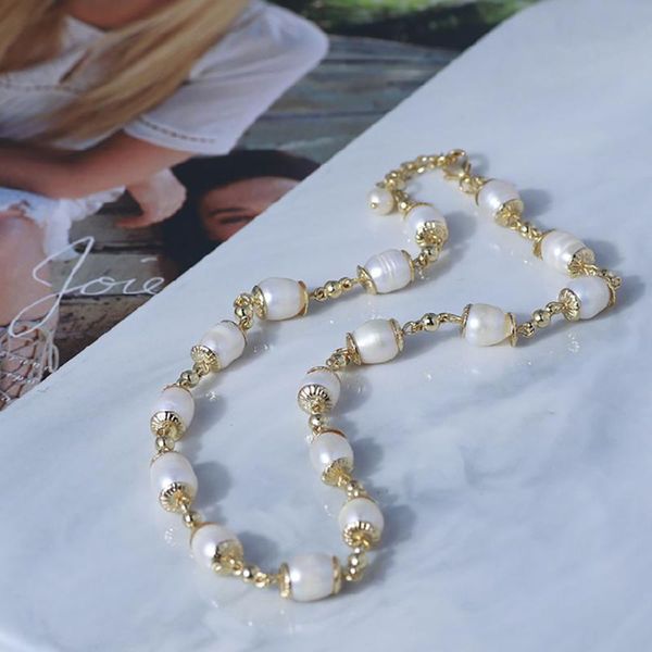 women natural freshwater pearl necklace long and short style choker party jewelry chains, Silver
women natural freshwater pearl necklace long and short style choker party jewelry chains, Silver