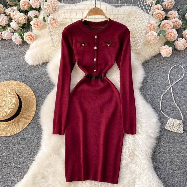 casual dresses show thin knitting dress accept waist of fund 2021 autumn winters aristocratic temperament bag hip render, Black;gray
casual dresses show thin knitting dress accept waist of fund 2021 autumn winters aristocratic temperament bag hip render, Black;gray
