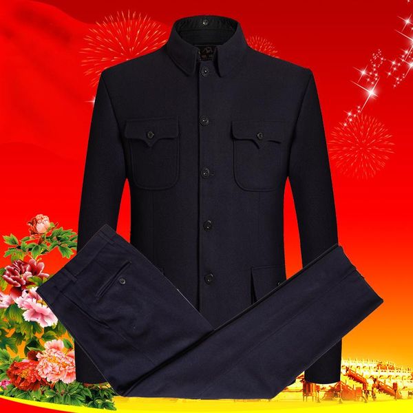 men tweed mao suit set black zhonshan coat two piece pant mans chinese tunic twinset male classic wool blends costume men's suits & bla, White;black
men tweed mao suit set black zhonshan coat two piece pant mans chinese tunic twinset male classic wool blends costume men's suits & bla, White;black
