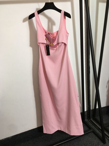 milan runway dresses 2021 autumn summer spaghetti strap women's designer dress brand same style clothing 0715-2, Black
milan runway dresses 2021 autumn summer spaghetti strap women's designer dress brand same style clothing 0715-2, Black