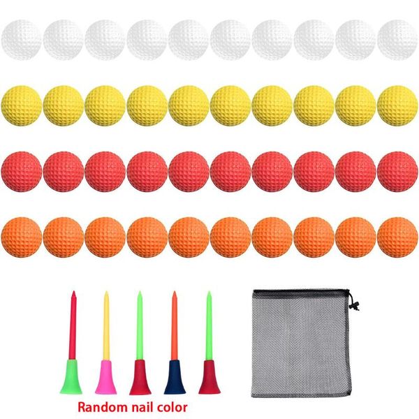 golf balls 40 pack pu elasticity foam practice realistic feel and limited flight training for indoor or outdoor
golf balls 40 pack pu elasticity foam practice realistic feel and limited flight training for indoor or outdoor
