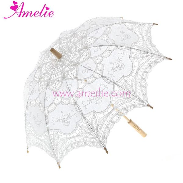 other accessories amelie 100% handmade cotton battenburg lace parasol victorian wedding umbrella party favors gifts 6pcs/lot, White
other accessories amelie 100% handmade cotton battenburg lace parasol victorian wedding umbrella party favors gifts 6pcs/lot, White