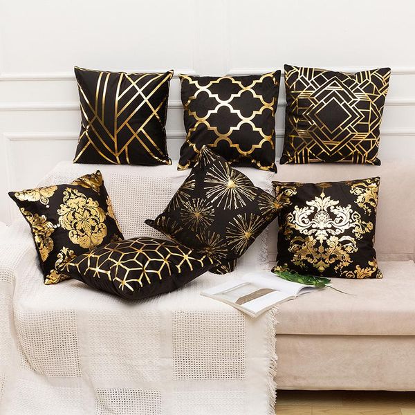 cushion/decorative pillow black short plush bronzing wholesale ins nordic style square sofa car home cover
cushion/decorative pillow black short plush bronzing wholesale ins nordic style square sofa car home cover