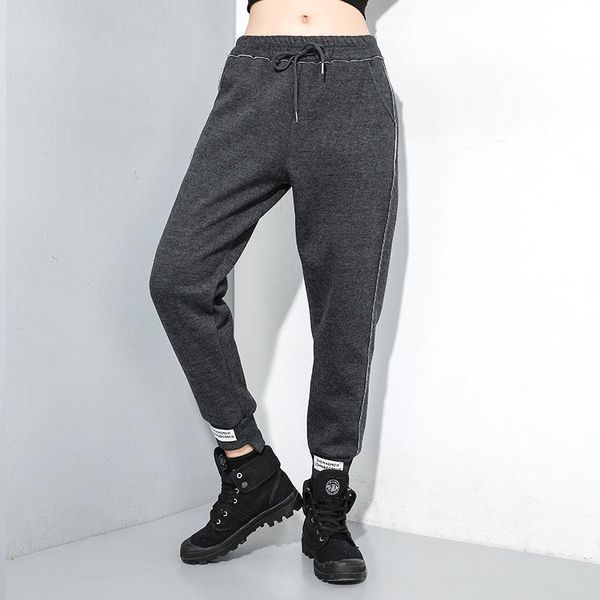 women's pants & capris lanmrem 2021 winter elastic waist and velvet harem personality large size solid color casual 19b-334, Black;white
women's pants & capris lanmrem 2021 winter elastic waist and velvet harem personality large size solid color casual 19b-334, Black;white