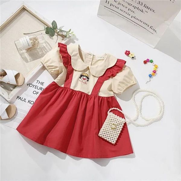girl's dresses baby girls dress summer short puff sleeve for toddler clothes cartoon sweet cotton children clothing, Red;yellow
girl's dresses baby girls dress summer short puff sleeve for toddler clothes cartoon sweet cotton children clothing, Red;yellow