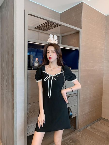 maternity dresses a-line dress sweet lace bow knot square neck puff sleeve female summer little black comfortable and breathable m09, White
maternity dresses a-line dress sweet lace bow knot square neck puff sleeve female summer little black comfortable and breathable m09, White