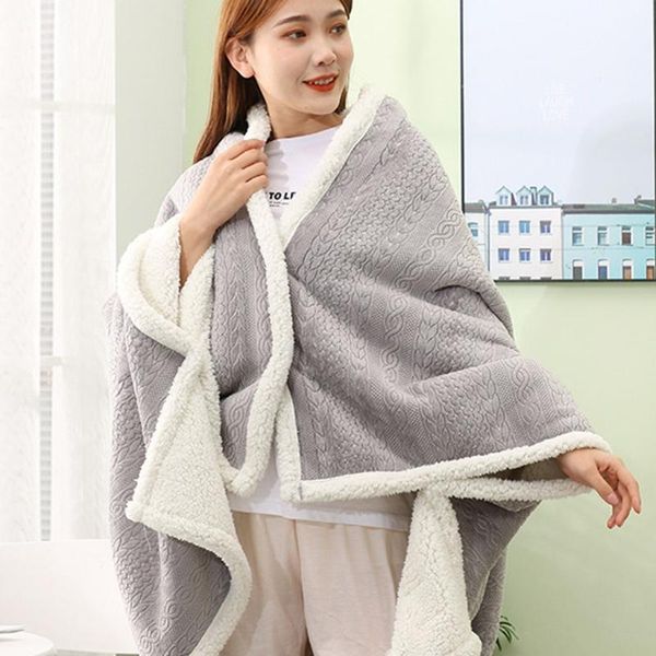 warm soft flannel blanket shawl wrap plush wearable throw cape for women men lxac blankets
warm soft flannel blanket shawl wrap plush wearable throw cape for women men lxac blankets