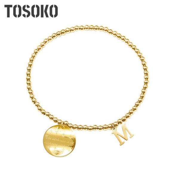 charm bracelets tofflo stainless steel jewelry wavy round star m letter bracelet women's fashion bead elastic rope bse102, Golden;silver
charm bracelets tofflo stainless steel jewelry wavy round star m letter bracelet women's fashion bead elastic rope bse102, Golden;silver