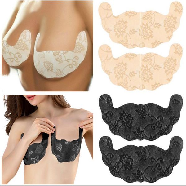 100pairs/lot u-shaped breast petals disposable nipple cover pasty floral lace adhesive push up bra pad party, Black;white
100pairs/lot u-shaped breast petals disposable nipple cover pasty floral lace adhesive push up bra pad party, Black;white