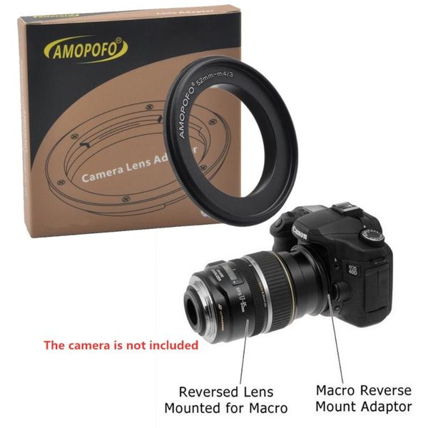 lens adapters & mounts 49mm to 77mm macro reverse adapter ring m4/3 camera gx7 gf6 gh3 g5 gf5 gx1 gf3 g3 om-d e-m1 e-m5 e-pl6
lens adapters & mounts 49mm to 77mm macro reverse adapter ring m4/3 camera gx7 gf6 gh3 g5 gf5 gx1 gf3 g3 om-d e-m1 e-m5 e-pl6