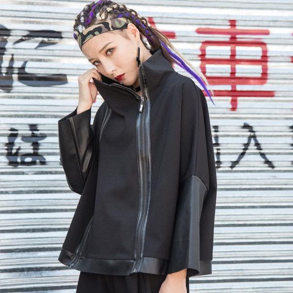 women's hoodies & sweatshirts korea 2021 spring turtleneck solid color double zipper women casual loose fashion pullover tee shirt tide, Black
women's hoodies & sweatshirts korea 2021 spring turtleneck solid color double zipper women casual loose fashion pullover tee shirt tide, Black