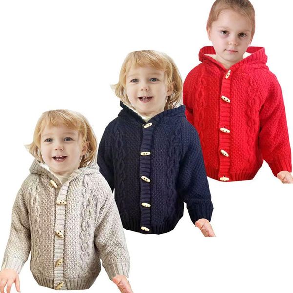 pullover baby boys hooded cardigan jacket long sleeve fleece lined knitted sweater kids toddler girls winter warm outerwear 0-4 y, Blue
pullover baby boys hooded cardigan jacket long sleeve fleece lined knitted sweater kids toddler girls winter warm outerwear 0-4 y, Blue