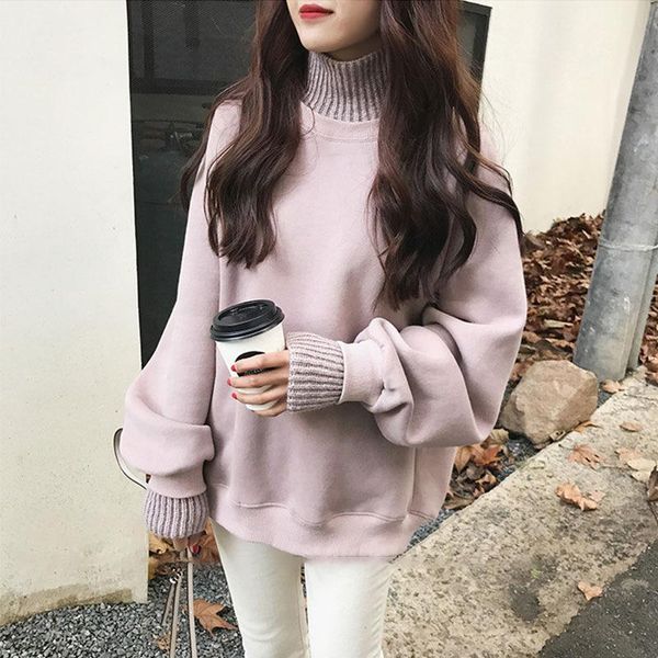 women's hoodies & sweatshirts women turtleneck and sweatshirt elegant long sleeve truien dames pullovers jumper harajuku hoody ladies s, Black
women's hoodies & sweatshirts women turtleneck and sweatshirt elegant long sleeve truien dames pullovers jumper harajuku hoody ladies s, Black