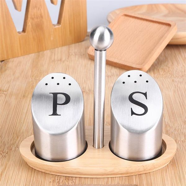 storage bottles & jars ounona stainless steel pepper and salt seasoning box container wooden base kitchen supplies for home
storage bottles & jars ounona stainless steel pepper and salt seasoning box container wooden base kitchen supplies for home