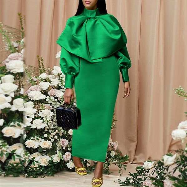 casual dresses 2021 elegant women big bowknot dress ladies spring solid color tertleneck lantern long sleeve fashion party, Black;gray
casual dresses 2021 elegant women big bowknot dress ladies spring solid color tertleneck lantern long sleeve fashion party, Black;gray