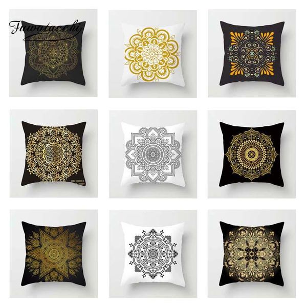 fuwatacchi floral cushion cover gold mandala black golden throw pillow decorative sofa pillowcase cushion/decorative
fuwatacchi floral cushion cover gold mandala black golden throw pillow decorative sofa pillowcase cushion/decorative