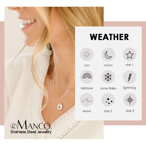 pendant necklaces engrave sun necklace female gold color 316l stainless steel fashion chain for women jewelry, Silver
pendant necklaces engrave sun necklace female gold color 316l stainless steel fashion chain for women jewelry, Silver