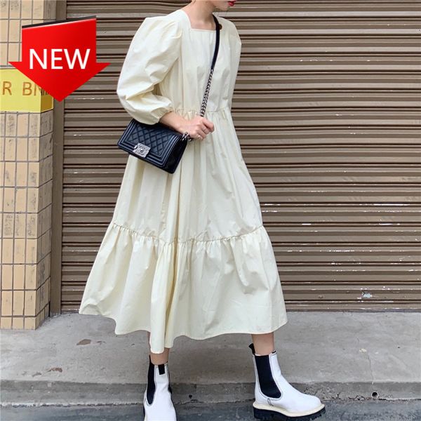 dark apricot black gowns spring dresses feminine loosely cotton summer dress fine puff, Black;gray
dark apricot black gowns spring dresses feminine loosely cotton summer dress fine puff, Black;gray
