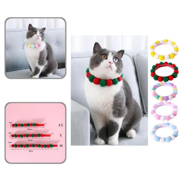 dog collars & leashes fine craftsmanship cute christmas cats dogs pompom soft collar skin friendly for party
dog collars & leashes fine craftsmanship cute christmas cats dogs pompom soft collar skin friendly for party