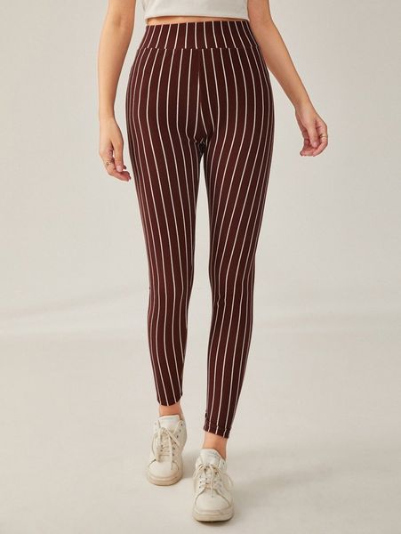 wide waistband striped leggings t1of#, Black
wide waistband striped leggings t1of#, Black